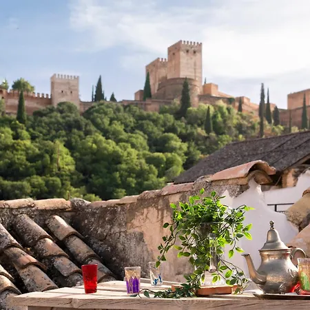 El Rincon Nazari - Vistas A La Alhambra Y Terraza Apartment Granada Exterior photo